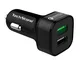 TechStone caricabatterie auto 3.0 Doppia porta USB per auto portatile 36W - Adattatore com...