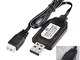 Aliwisdom - USB Cavo Caricatore Caricabatterie RC universale con spina XH-3P Plug per 2S b...