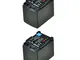 2x ChiliPower BP-819 Batteria (1800mAh) per Canon VIXIA HF G10, HF G20, HF M30, HF M31, HF...