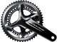 Shimano Dura Ace 9100 Guarnitura da Corsa, Nero, 175 mm