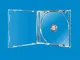 QUVIDO - 25 custodie per CD, in plastica trasparente, 10,4 mm
