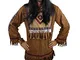 Dress Me Up - Costume da Uomo, Indiano, Capo tribù, Apache, L030, Taglia: XL, 46