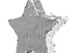 Pignatta a forma di stella argentata - 45 cm