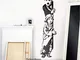 mkqqq135 Charlie Chaplin Kids Looking Decorativo Vinile Wall Sticker Home Decor Carta da P...