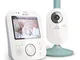 Philips AVENT Baby monitor SCD841/26 monitor video per bambino 300 m FHSS Bianco