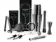 Navaris Kit Cocktail Shaker Professionale - Set Completo 11 pz. Accessori Mixology per Pre...