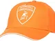 Automobili Lamborghini Cappellino Scudo Fluo Baseball, 534, One Size Uomo