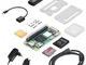 SANOOV Raspberry Pi Zero 2W Kit avviamento con 512MB SDRAM 1GHz 64-bit ARM Cortex-A53 Proc...