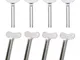 Spremi Tubetto Dentifricio MENGGER 8 Pezzi Tube Squeezer in Metallo Arrotola Sottile Forma...