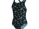 Speedo Boom Logo Allover Medalist Costume da Bagno da Donna