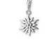 Thomas Sabo Charm Club Ciondolo da Donna, Argento 925, Stella Alpina