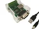 DSD TECH SH-U20A Adattatore da 3 a 1 USB a RS232 TTL RS485 con chip FTDI FT232RL per Windo...