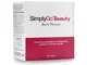 SimplyGo Beauty - Con collagene marino, MSM e biotina - 30 bustine - Gusto frutti di bosco...