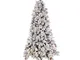 Bizzotto Albero di Natale Garlenda Glitter H.240 2058 Rami 420 LED cod.0929509