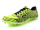 ZLYZS Unisex Scarpe da Pista e da Campo, 8 Chiodi Scarpe da Pista per Atletica Leggera da...