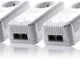 Devolo 9137 - Kit da 3 adattatori CPL (dLAN 500 duo + Network Kit) a 2 porte Fast Ethernet...