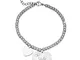 Beloved Bracciale da donna, braccialetto in acciaio emozionale - frasi, pensieri, parole c...