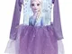 Disney, Frozen 2, Abito a Maniche Lunghe per Bambina, Gonna in Tulle con Tutu di Balletto...