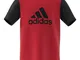 adidas Gear Up Maglietta a Maniche Corte da Ragazzo, Ragazzo, DJ1188, Vivid Red/Black, 164