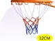 WXQHYD Canestro Basket Bambini Bambini 32 Centimetri in Acciaio Inox di Pallacanestro Anel...