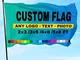 Bandiera/striscione personalizzato - Striscione con bandiere personalizzate - crea la tua...