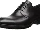 ECCO Lisbon, Scarpe Stringate Uomo, Nero (Black), 44 EU