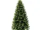 LYLY 70 cm/120 cm verde alberi di Natale artificiali con supporto in metallo per casa, uff...
