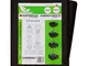 GARDENIX® 16 m² Tessuto Non Tessuto Anti Erbacce, Peso 50 g/m², Stabilizzazione UV, Nero (...