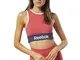 Reebok Linear Logo Cotton Bra – Top da Donna, Donna, Top, FI2040, rebred, L