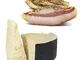 Mix Degustazione Pecorino Romano DOP - Stagionato 12 Mesi + 500g Guanciale al Pepe - 100%...