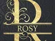 Rosy: Rosy Name Planner, Calendar, Notebook ,Journal, Golden Letter Design With The Name R...