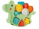 Chicco 2in1 Rocking Dino, Gioco di Equilibrio Impilabile e a Incastro, Dinosauro con 6 Cil...