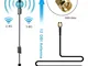 COVVY Antenna Magnetica Dual-Band 12 DB Omnidirezionale 2.4G 5G/5.8G Antenna frusta - Conn...