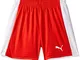 Puma Pitch Withinnerbrief, Pantaloncino Da Calcio Unisex, Rosso/Bianco, L, bambini