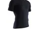 X-Bionic Energizer 4.0 Light Shirt V Neck Short Sleeve Men, T Uomo, Opal Black/Arctic Whit...