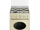 Smeg CO68GMP9 Libera installazione Piano cottura a gas A Crema cucina