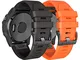 NotoCity Cinturino per Garmin Fenix 6X/Fenix 6X PRO/Fenix 3/Fenix 3 HR/5X/Fenix 5X Plus/,...