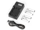 ArgoBear 2 Pezzi en-el19 3,7 V 1200 mAh Batteria + Fotocamera LCD USB Caricabatterie per F...