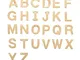 DanLingJewelry - Ciondoli a forma di lettera dell'alfabeto in acciaio inox 304, per fai da...