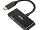 CHOETECH USB C HDMI Adattatore, Tipo C a HDMI 4K@60Hz (Compatibile Thunderbolt 3) HDMI con...