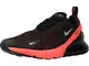 Nike Men's Air Max 270 Shoe, Scarpe da Campo e da Pista Uomo, Multicolore (Black/Metallic...