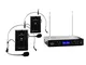 Malone VHF 400 Duo 2 set - kit 2 canali microfoni - VHF, 2 x microfono auricolari senza fi...