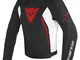 DAINESE Avro D2 Tex Giacca in tessuto (Black/White/Red,48)