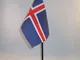 AZ FLAG Bandiera da Tavolo Islanda 15x10cm - Piccola BANDIERINA Islandese 10 x 15 cm