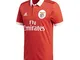 adidas Benfica 2017-2018 H JSY, Maglietta Uomo, Rosso (Ben.Ro/Bianco), M