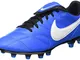 Nike The Premier II FG, Football Shoe Unisex-Adulto, Light Photo Blue/Sail-Black, 41 EU