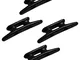 POFET 4 pz 3 pollici Nero Nylon Base Chiuso Tacchetta Corda Tacchetta Suit per Marine Boat...