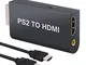 ESYNiC Convertitore PS2 a HDMI + 3.5mm Audio con 1M HDMI Cavo Adattatore da PlayStation 2...