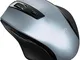 AmazonBasics - Mouse wireless ergonomico - DPI regolabili - Argento