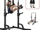 ZXYY Power Tower Multi Workout Pull Up Chin Up Dip Station Attrezzature per Il Fitness Pow...